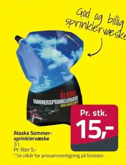 Fleggaard Alaska sommer- sprinklervæske erbjuda