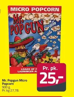 Fleggaard MR. POPGUN Micro popcorn erbjuda