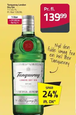 Fleggaard TANQUERAY London dry gin erbjuda