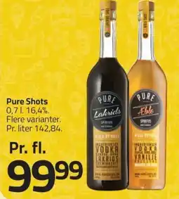 Fleggaard Pure shots erbjuda