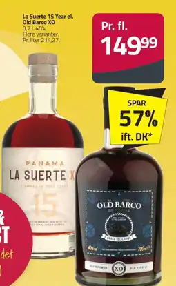 Fleggaard La suerte 15 year el. old barco xo erbjuda