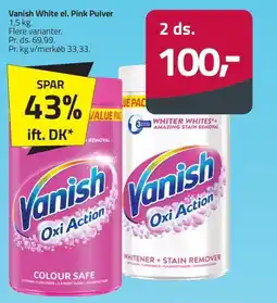 Fleggaard VANISH White el. pink pulver erbjuda