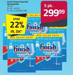 Fleggaard FINISH Power essential opvasketabs erbjuda