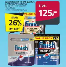 Fleggaard Opvasketabs all-in-one quantum el. ultimate/ultimate plus erbjuda