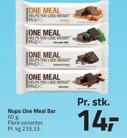 Fleggaard NUPO One meal bar erbjuda