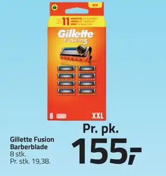 Fleggaard GILLETTE Fusion barberblade erbjuda