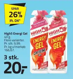 Fleggaard HIGH5 Energi gel erbjuda