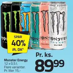 Fleggaard MONSTER Energy erbjuda
