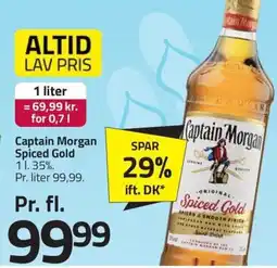 Fleggaard CAPTAIN MORGAN Spiced gold erbjuda