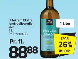 Fleggaard Urtekram ekstra jomfruolivenolie øko erbjuda