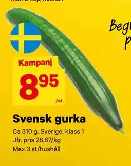 City Gross Svensk gurka erbjuda