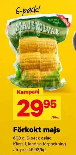 City Gross Förkokt majs erbjuda