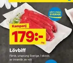 City Gross Lövbiff erbjuda