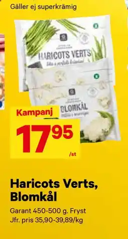 City Gross Haricots Verts, Blomkål erbjuda