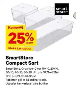 City Gross SmartStore Compact Sort erbjuda