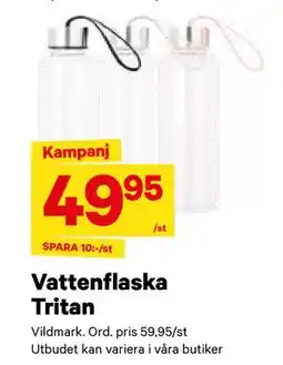 City Gross Vattenflaska Tritan erbjuda