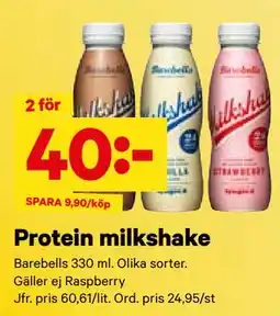 City Gross Protein milkshake erbjuda