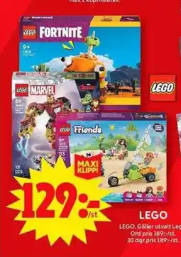 ICA Maxi LEGO erbjuda