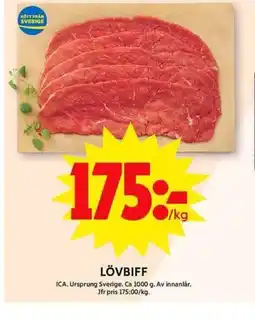 ICA Maxi Lövbiff erbjuda