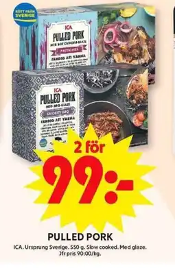 ICA Maxi ICA Pulled pork erbjuda