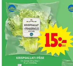 ICA Maxi ICA Krispsallat i påse erbjuda