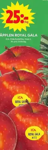 ICA Maxi Äpplen royal gala erbjuda