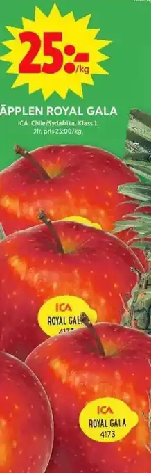 ICA Maxi Äpplen royal gala erbjuda