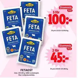 ICA Maxi ZETA Fetaost erbjuda