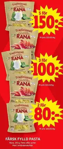 ICA Maxi Färsk fylld pasta erbjuda