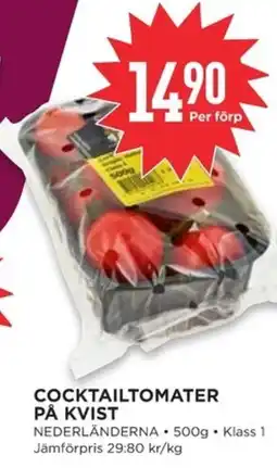 Willys Cocktailtomater på kvist erbjuda