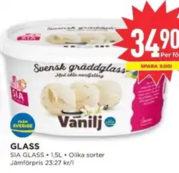 Willys SIA GLASS Glass erbjuda