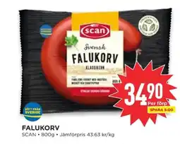 Willys SCAN Falukorv erbjuda