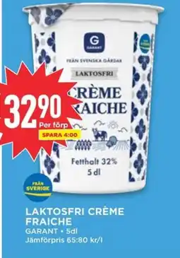 Willys GARANT Laktosfri crème fraiche erbjuda