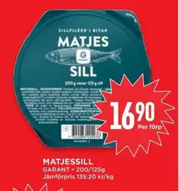 Willys GARANT Matjessill erbjuda