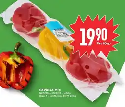 Willys Paprika mix erbjuda