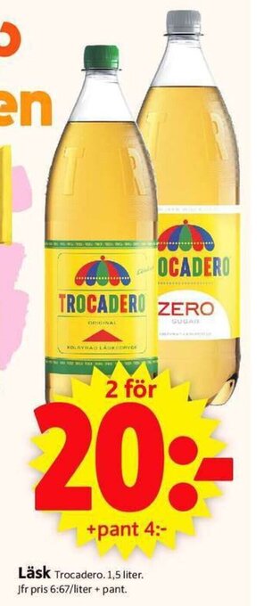ICA Supermarket Läsk 2x1,5l erbjuda