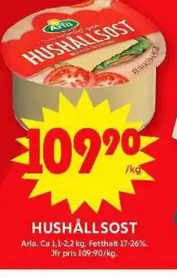 ICA Maxi ARLA Hushållsost erbjuda