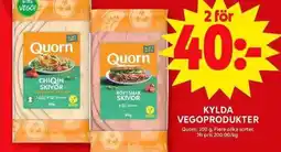 ICA Maxi QUORN Kylda vegoprodukter erbjuda