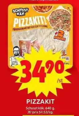 ICA Maxi Pizzakit Schysst käk erbjuda
