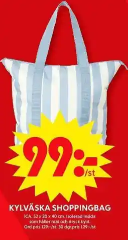 ICA Maxi Kylväska shoppingbag erbjuda