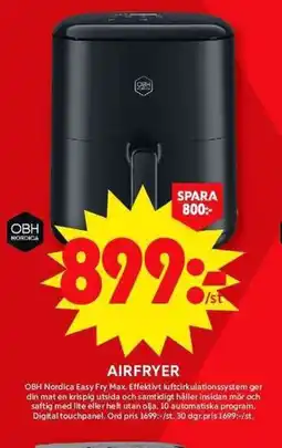 ICA Maxi Airfryer OBH Nordica erbjuda