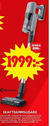 ICA Maxi ELECTROLUX Skaftdammsugare erbjuda