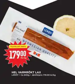Willys Hel varmrökt lax erbjuda