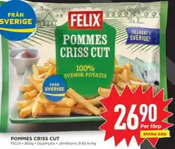 Willys POMMES CRISS CUT erbjuda