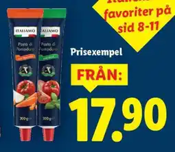 Lidl Italiamo Pasta di Pomodoro erbjuda