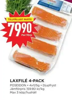 Willys LAXFILÉ 4-PACK erbjuda