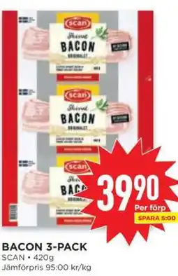 Willys BACON 3-PACK erbjuda
