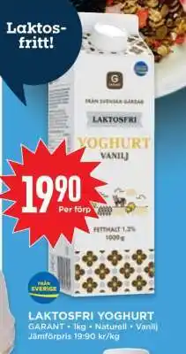 Willys LAKTOSFRI YOGHURT erbjuda