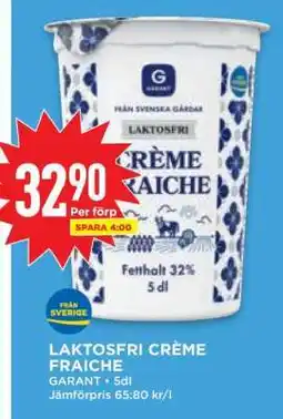 Willys LAKTOSFRI CRÈME FRAICHE erbjuda
