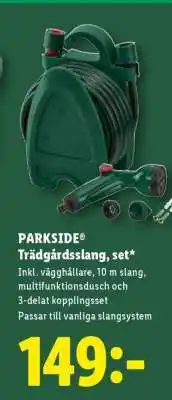 Lidl PARKSIDE Trädgårdsslang, set erbjuda